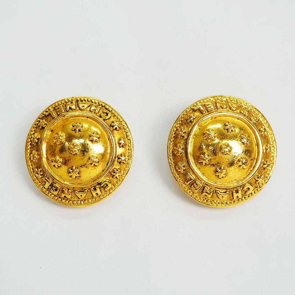 CHANEL Authentic Gold Earrings - Picture 1 of 6
